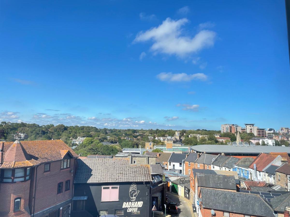 Light Airy 3 Bed Town Cntr Flat 700M To The Beach Bournemouth Esterno foto