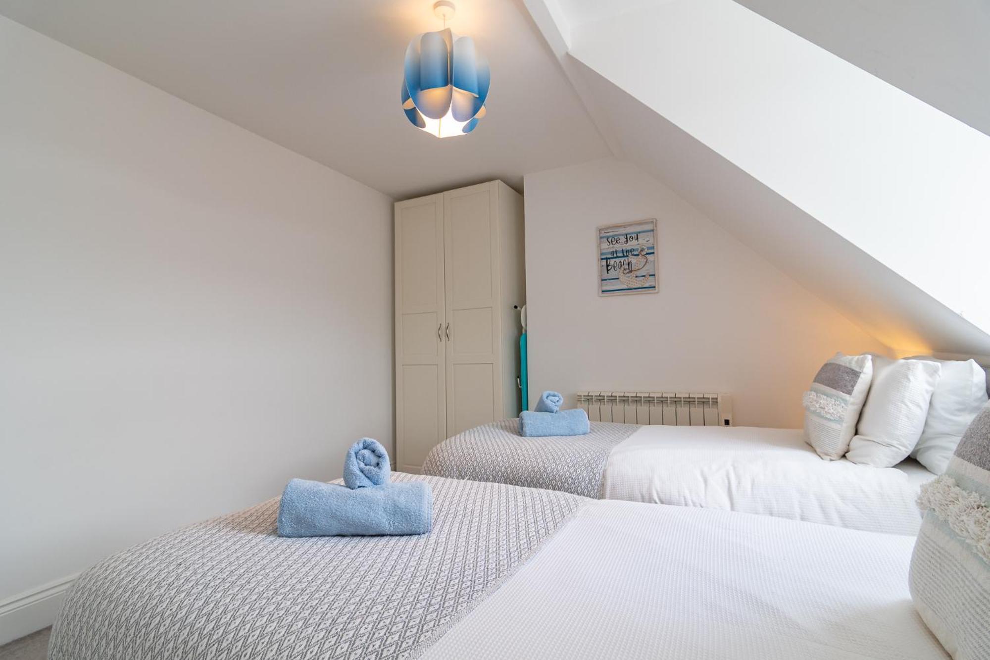 Light Airy 3 Bed Town Cntr Flat 700M To The Beach Bournemouth Esterno foto